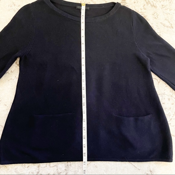 COS Ribbed 3/4 Sleeve Cotton Sweater size Small - Picture 6 of 9